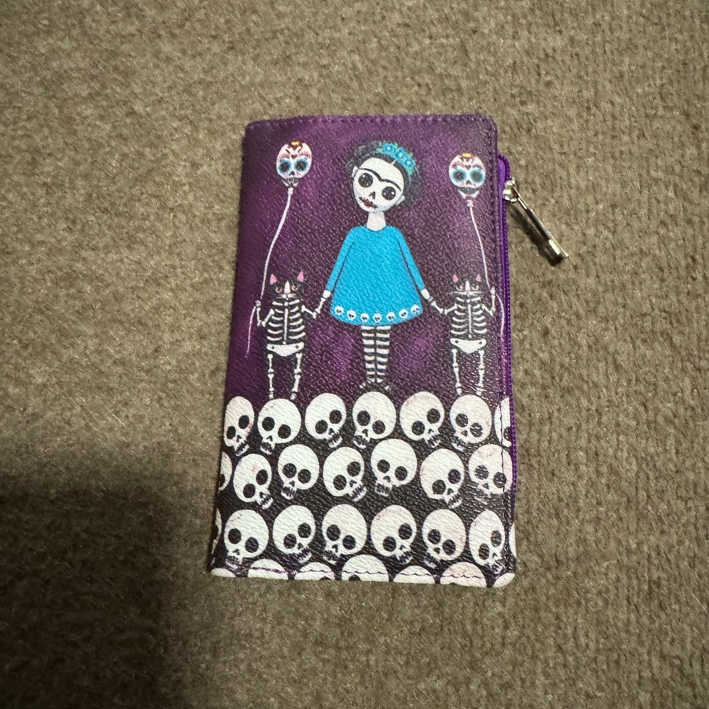 Ashley By 26 International Purple and Blue Wallet